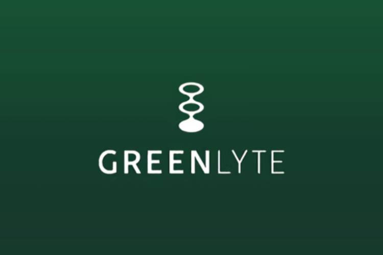 A green background with the word " greenlyte ".